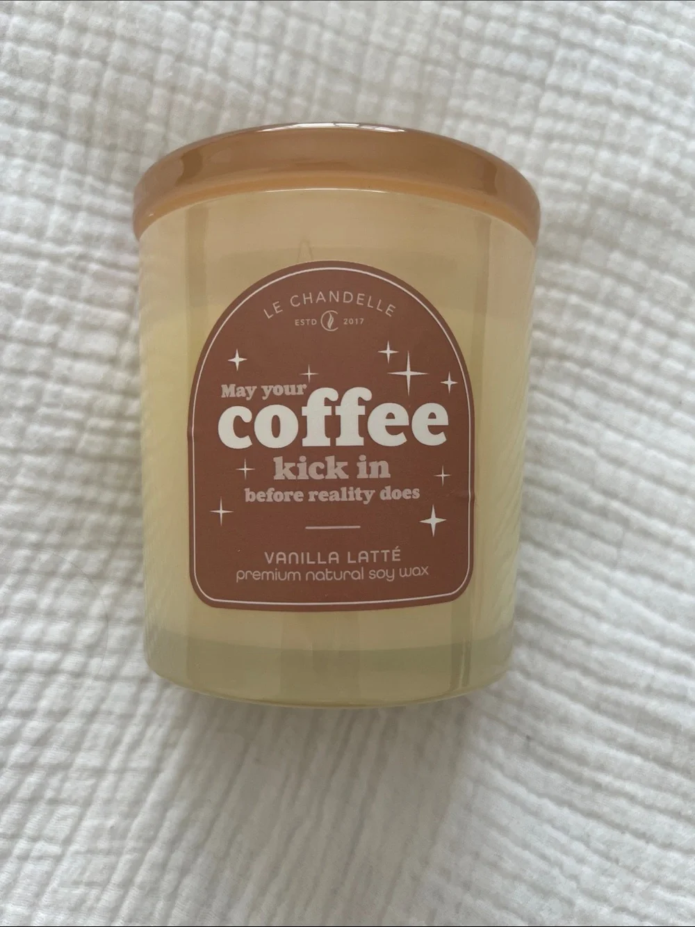 2 for $30 🕯️💛 Le Chandelle Candles Vanilla Caramel Latté Soy Candle (12oz)